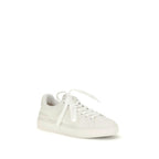 Balmain hvite kalveskinn Bos Taurus lave sneakers