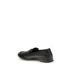 Prada slip-on-loafers i svart geiteskinn