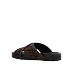 Bottega Veneta brune sandaler i lammeskinn