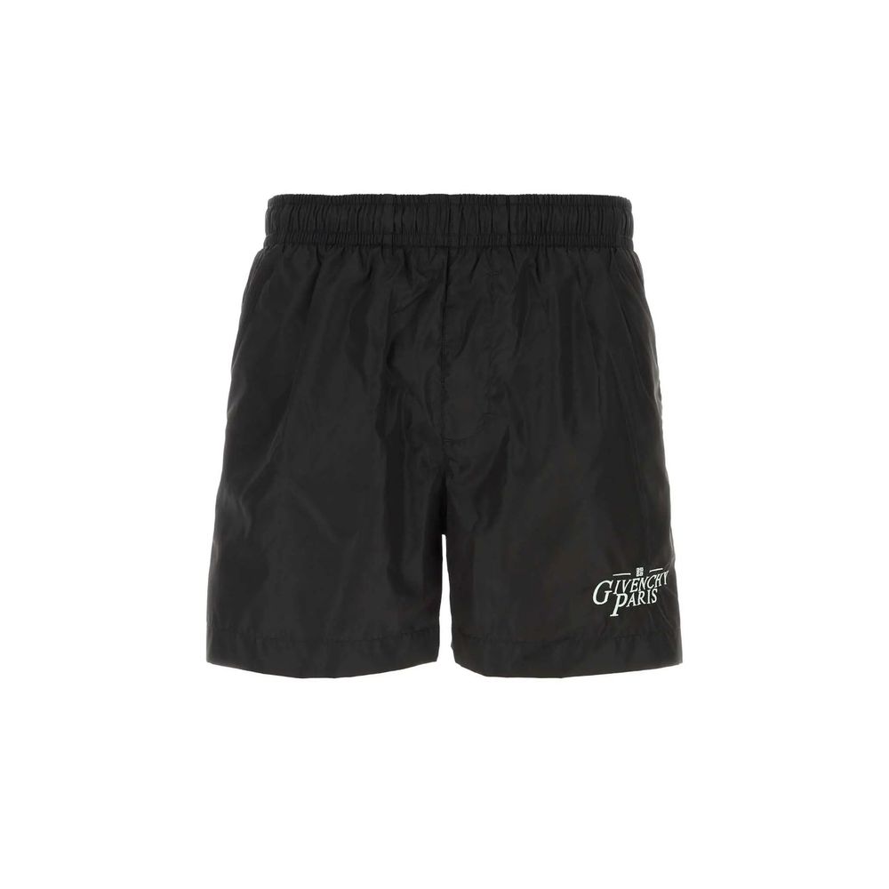 Givenchy Svarte Polyamid Badeshorts