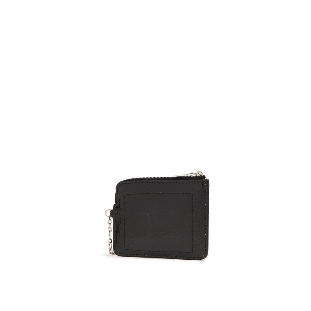 Alexander McQueen svart clutch i kalveskinn