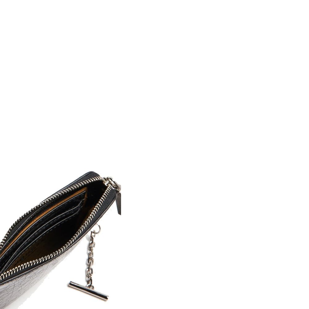 Alexander McQueen svart clutch i kalveskinn