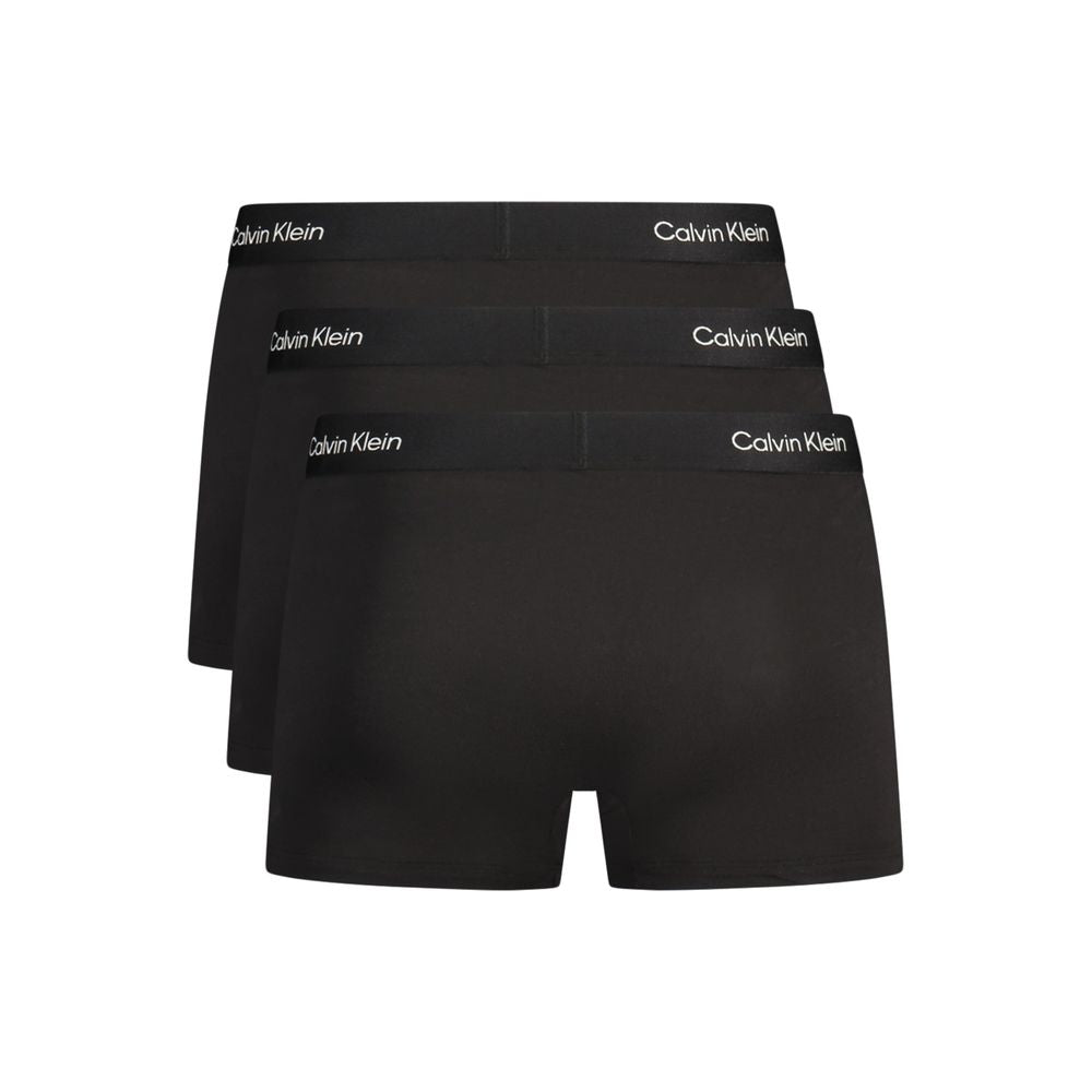 Calvin Klein svarte bomullsboksershorts for menn