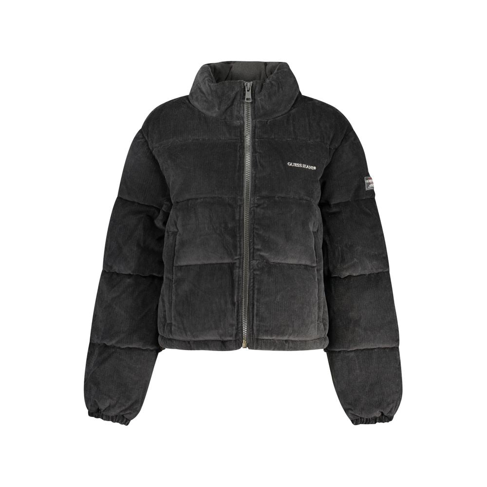 Guess Jeans Nero Polyester Woman Jacket