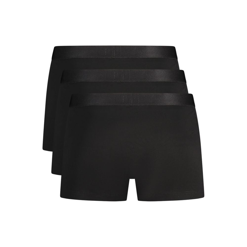 Hugo Boss svarte bomullsboksershorts til herre