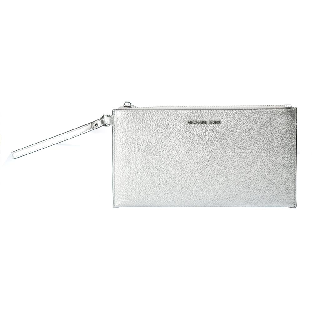 Michael Kors grå clutch-veske i skinn