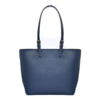 Michael Kors blå toteveske i kunstskinn