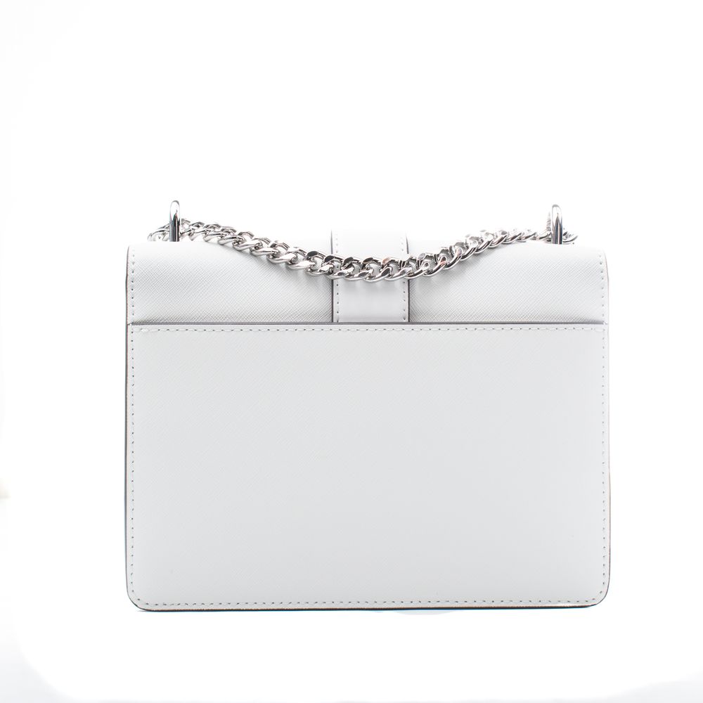 Michael Kors hvit skulderveske i skinn
