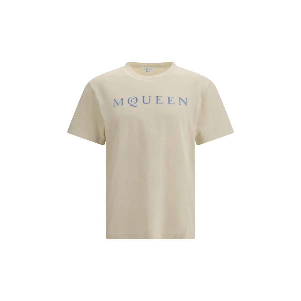 Alexander McQueen Beige T-skjorte i bomull