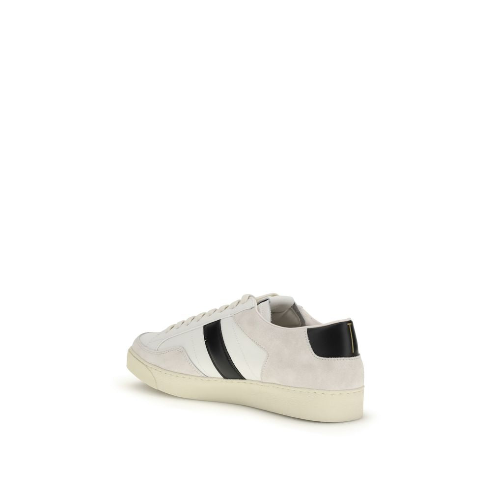 Tom Ford hvite sneakers i kalveskinn (Bos Taurus)