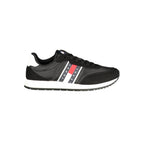 Tommy Hilfiger svart herresneaker i polyuretan