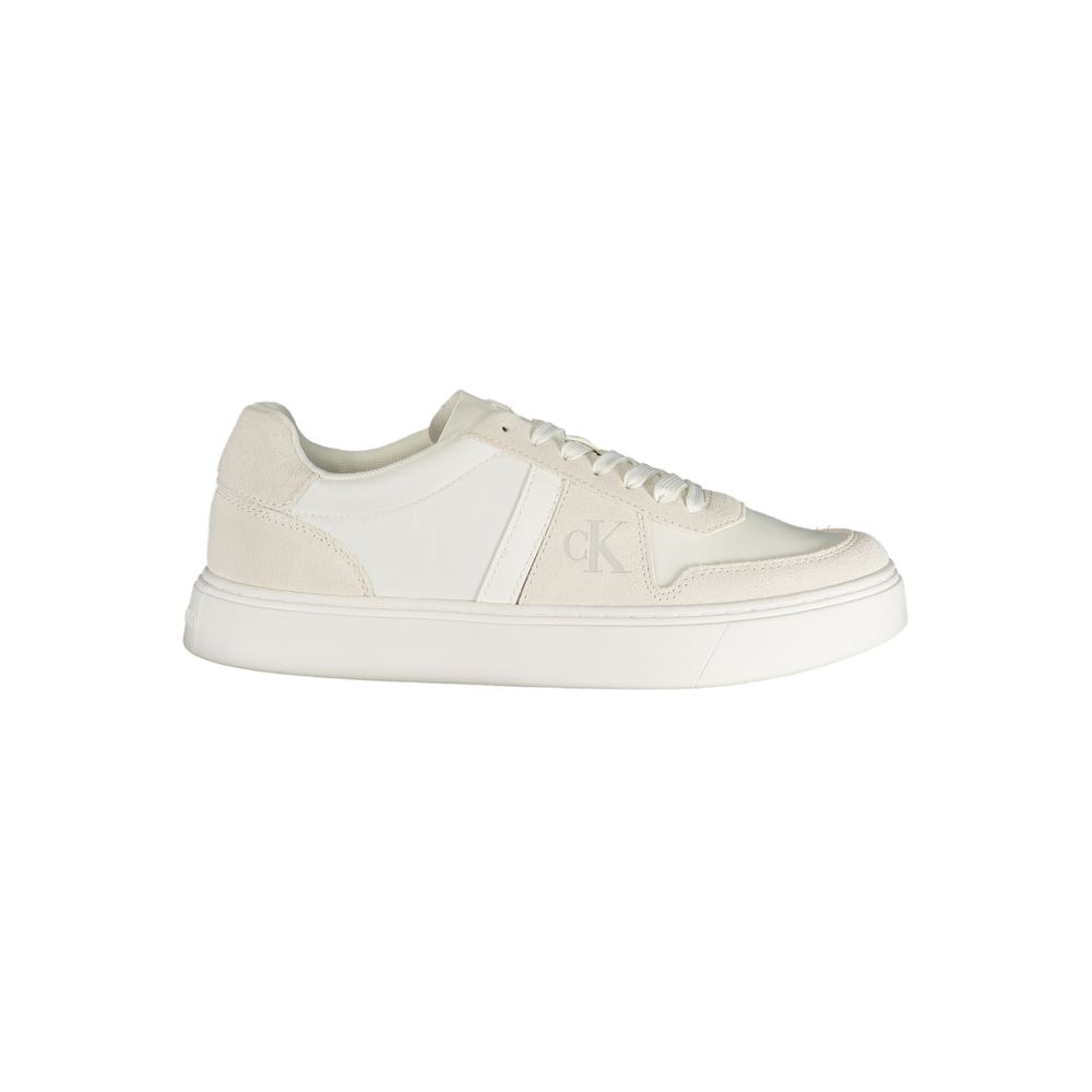Calvin Klein Bianco Polyester Herre Sneaker