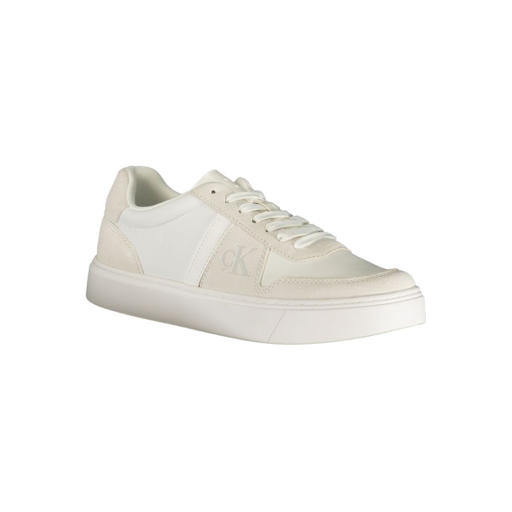 Calvin Klein Bianco Polyester Herre Sneaker