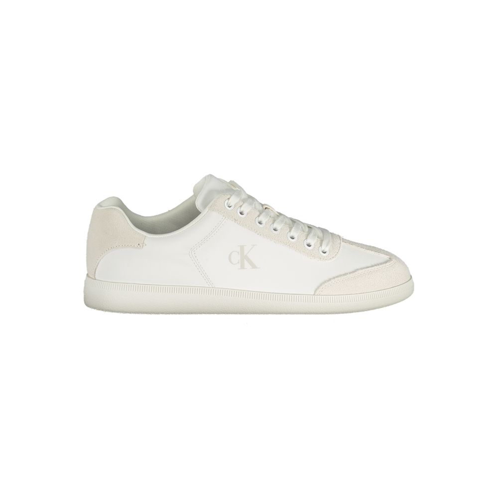 Calvin Klein hvite polyester herresneaker