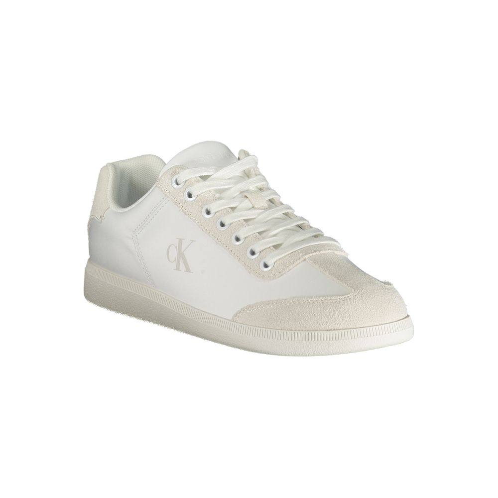 Calvin Klein hvite polyester herresneaker