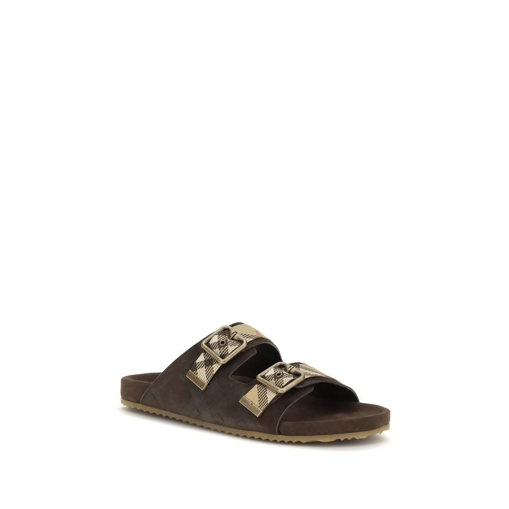 Burberry brune sandaler i kalveskinn Bos Taurus