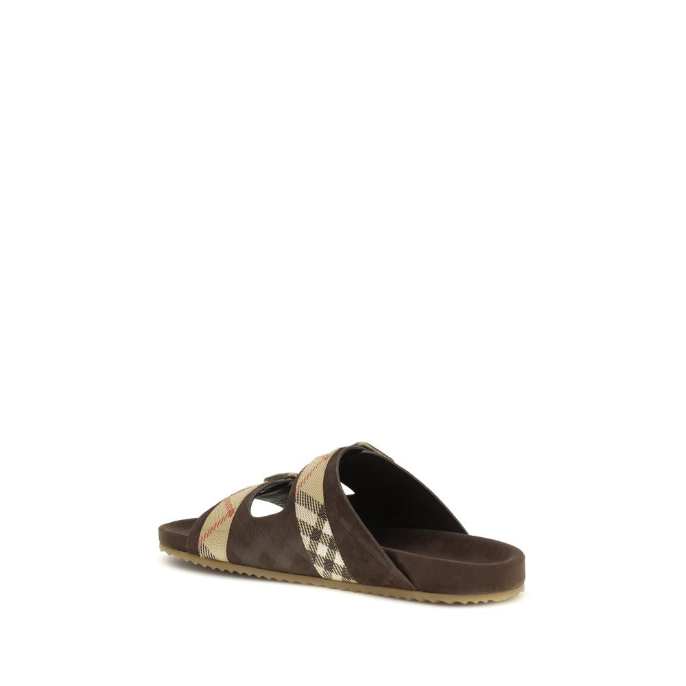 Burberry brune sandaler i kalveskinn Bos Taurus