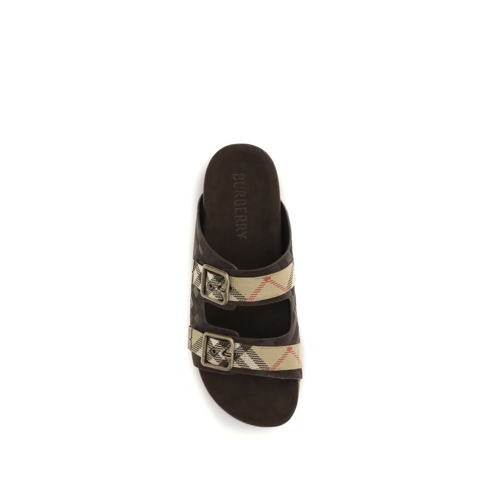 Burberry brune sandaler i kalveskinn Bos Taurus