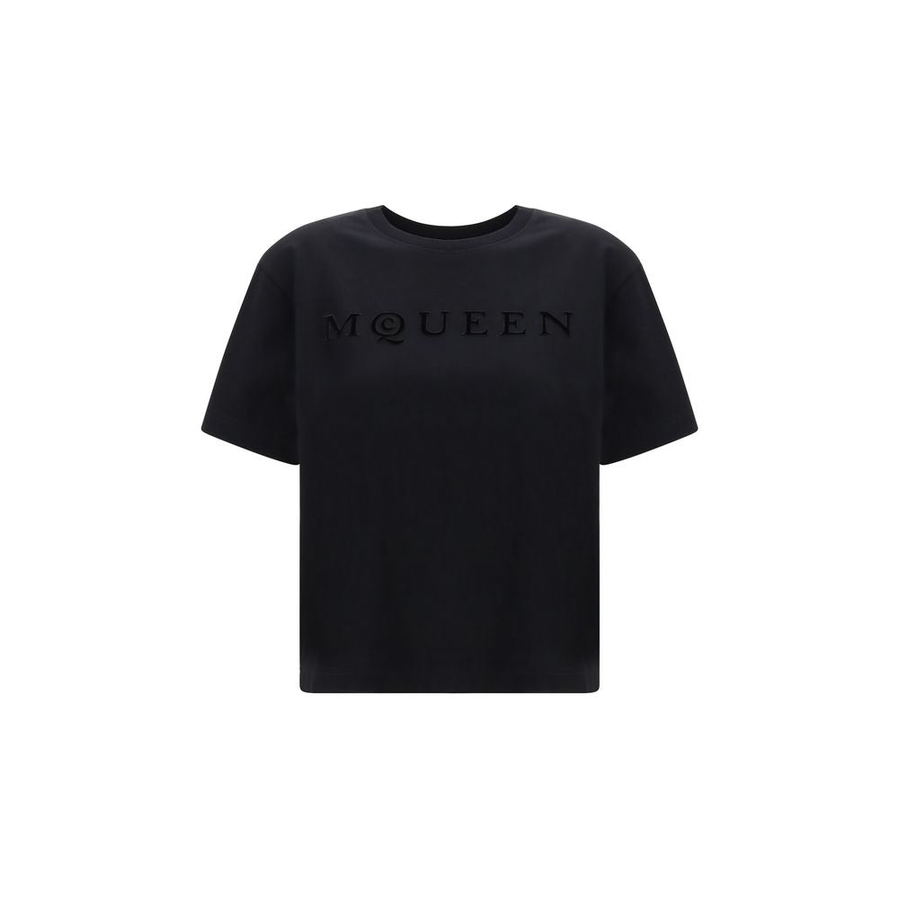 Alexander McQueen svart bomulls-T-skjorte