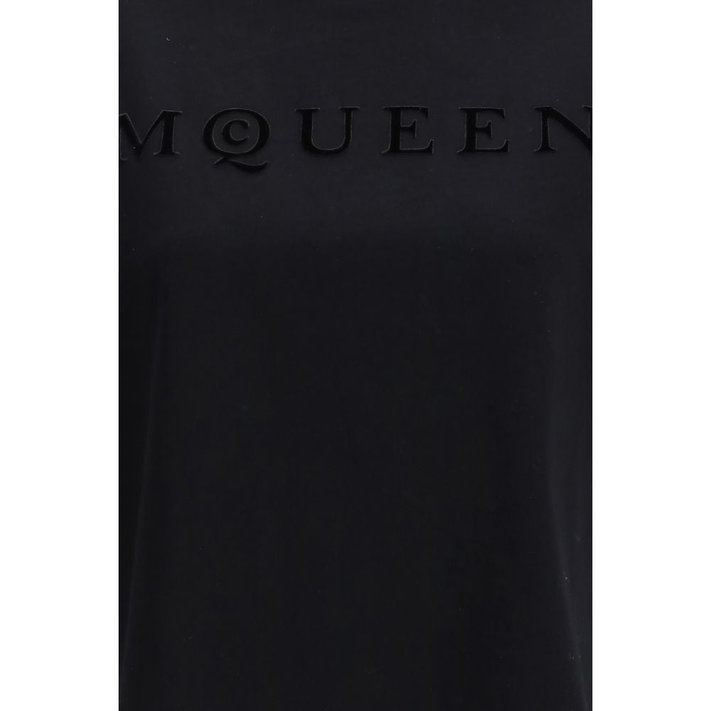 Alexander McQueen svart bomulls-T-skjorte