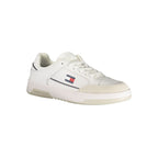 Tommy Hilfiger hvit herresneaker i polyuretan