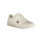 Tommy Hilfiger hvit herresneaker i polyuretan