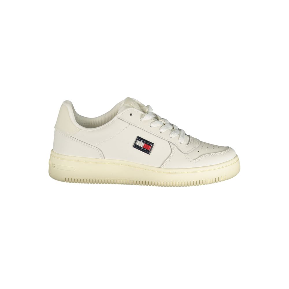 Tommy Hilfiger Bianco Polyuretan Dame Sneaker