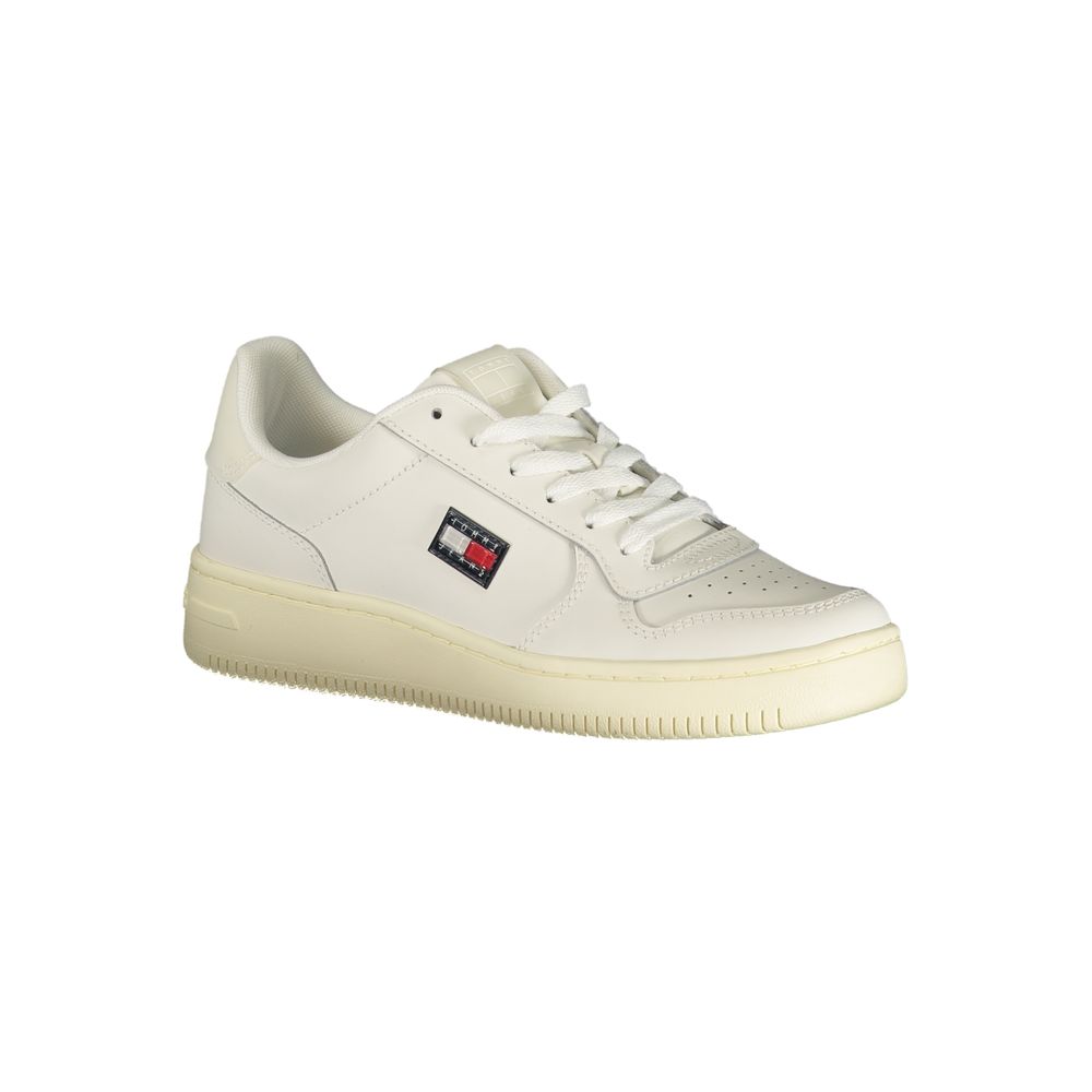 Tommy Hilfiger Bianco Polyuretan Dame Sneaker