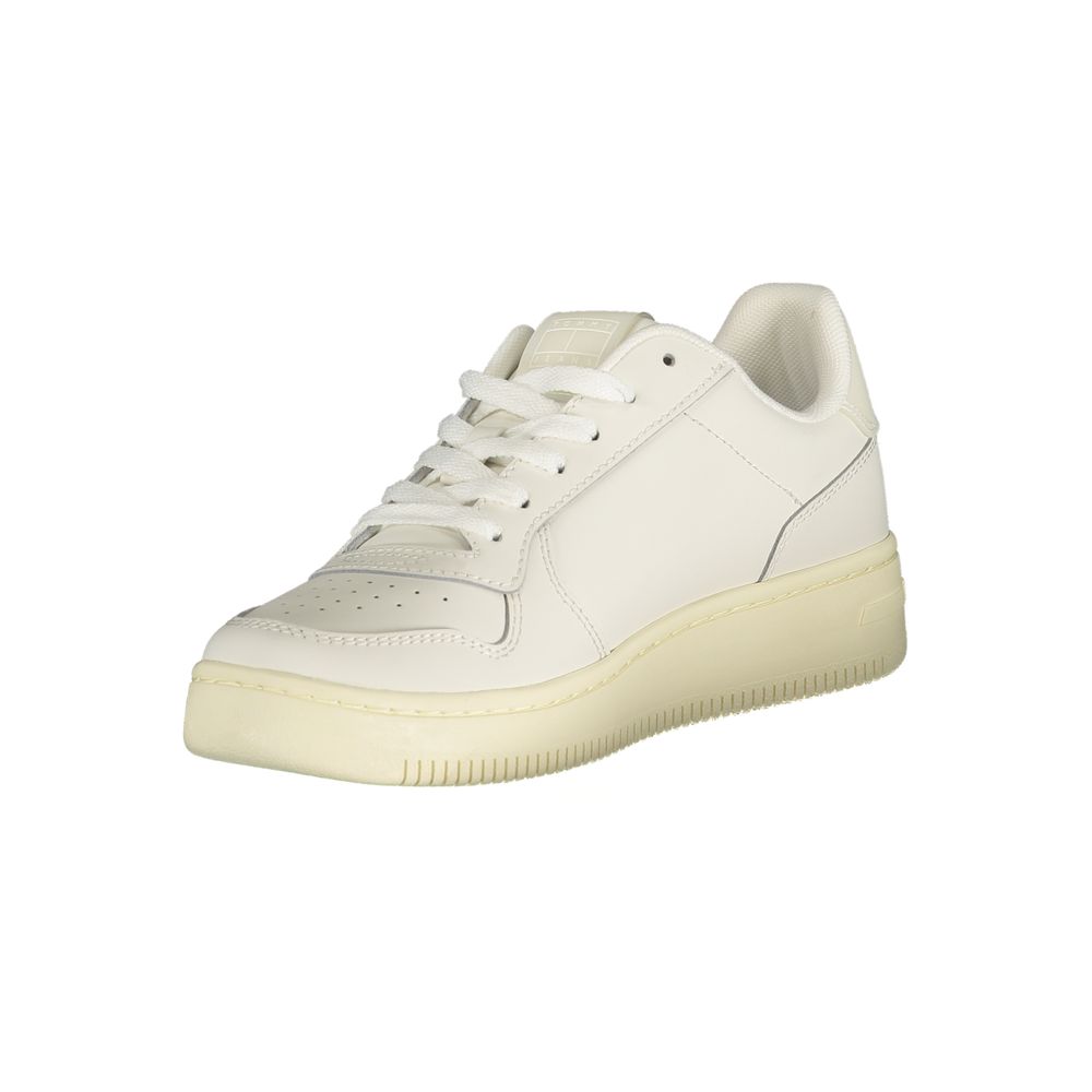 Tommy Hilfiger Bianco Polyuretan Dame Sneaker