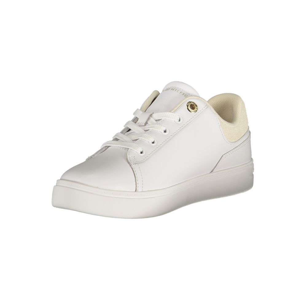 Tommy Hilfiger Bianco Polyuretan Dame Sneaker