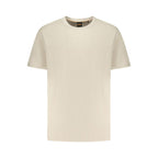 Hugo Boss Beige bomulls-T-skjorte for menn
