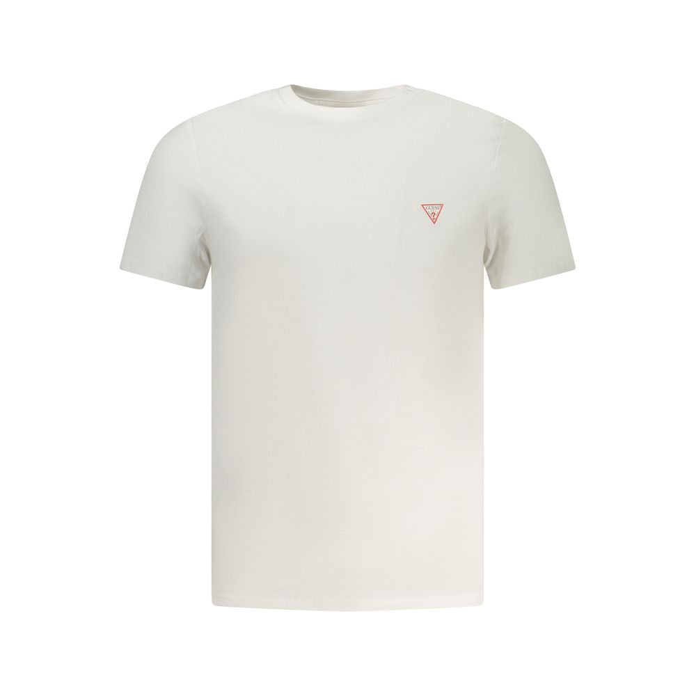 Guess Jeans Hvit Bomull T-skjorte for Menn
