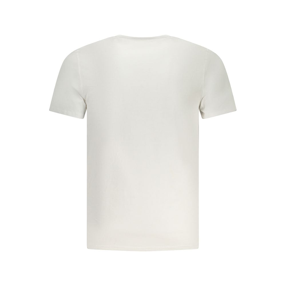 Guess Jeans Hvit Bomull T-skjorte for Menn