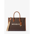 Michael Kors brun skulderveske i skinn