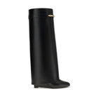 Givenchy svarte boots i kalveskinn (Bos Taurus)