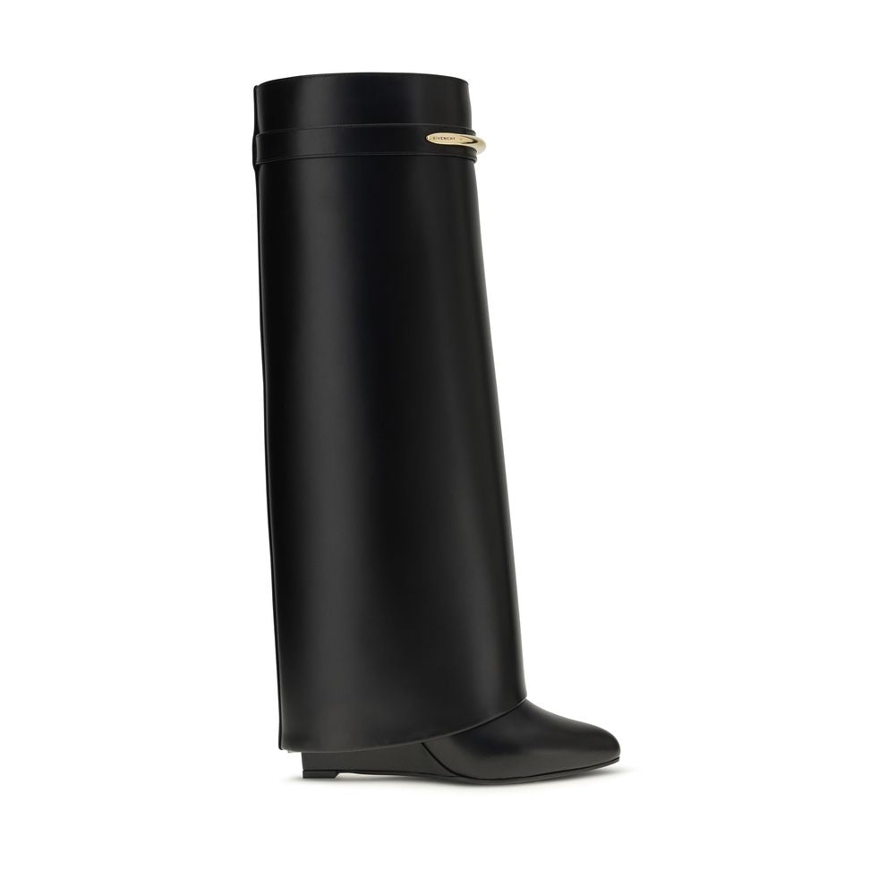 Givenchy svarte boots i kalveskinn (Bos Taurus)