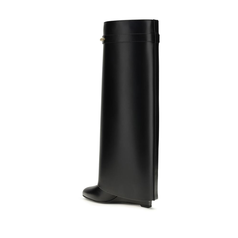 Givenchy svarte boots i kalveskinn (Bos Taurus)