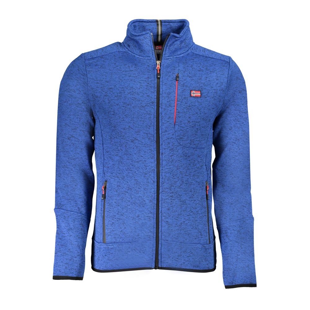 Norge 1963 Blå Polyester Genser for Menn
