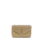 Saint Laurent Beige Lam Ovis Aries Aries Skulderveske