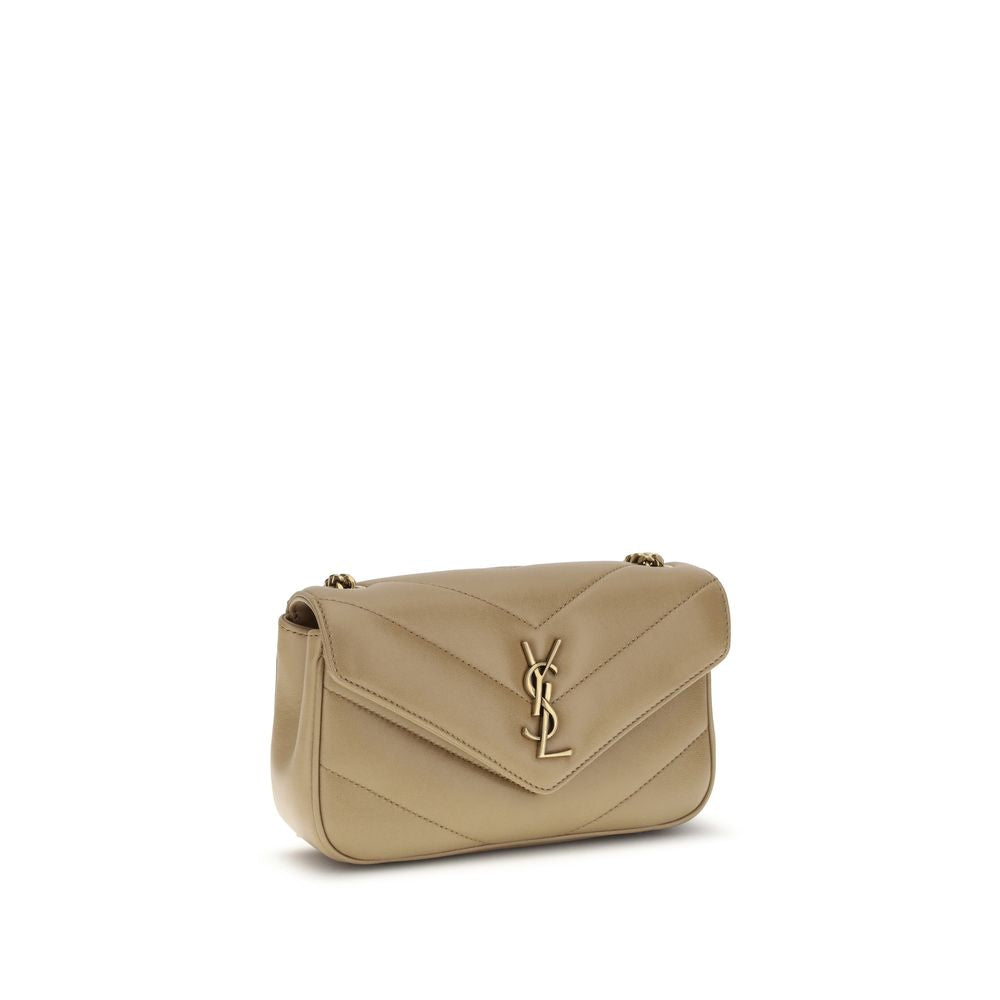 Saint Laurent Beige Lam Ovis Aries Aries Skulderveske