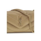 Saint Laurent Beige Lam Ovis Aries Aries Skulderveske