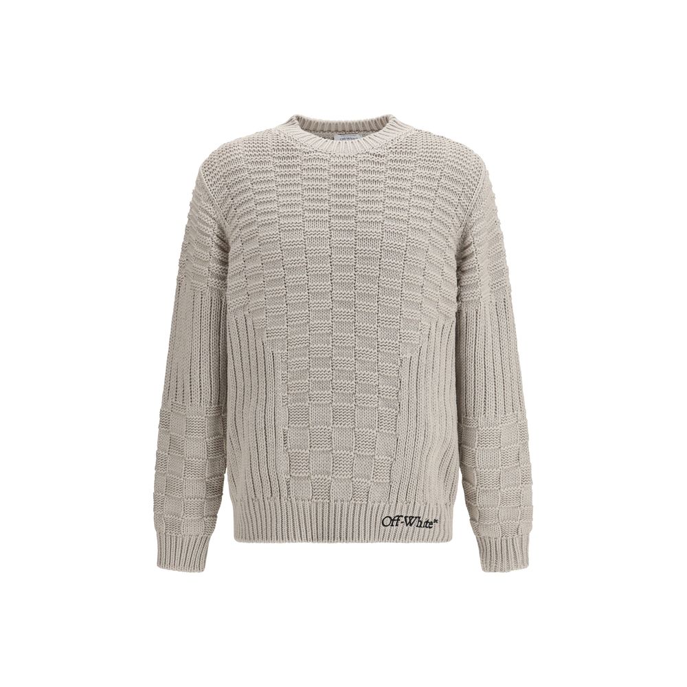 Off-White Beige bomullsgenser