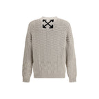 Off-White Beige bomullsgenser