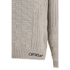 Off-White Beige bomullsgenser