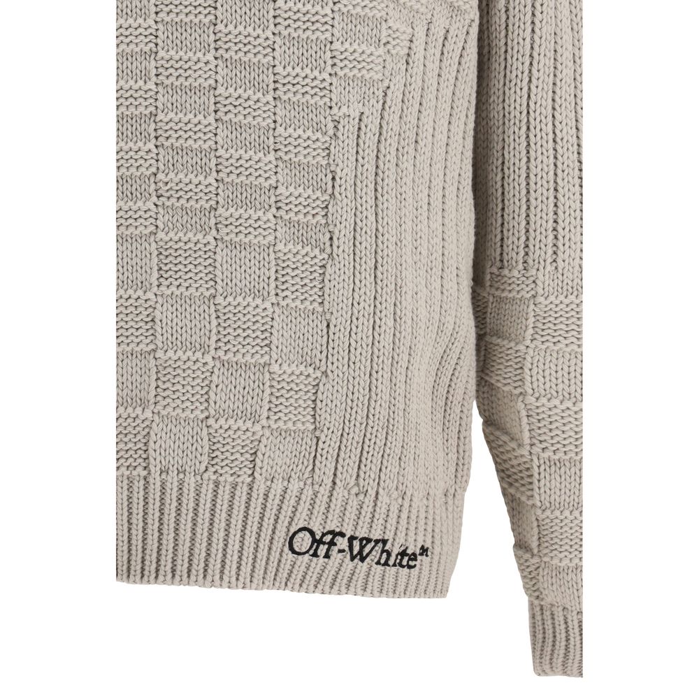 Off-White Beige bomullsgenser
