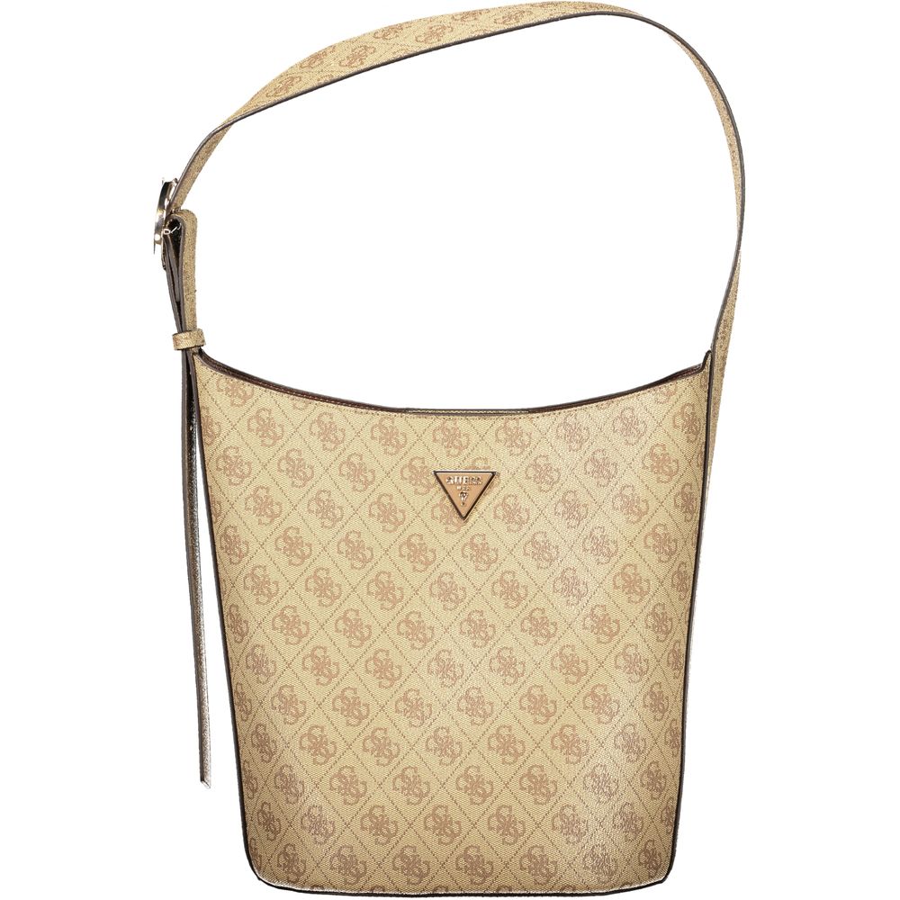 Guess Jeans Beige Polyuretan Dameveske