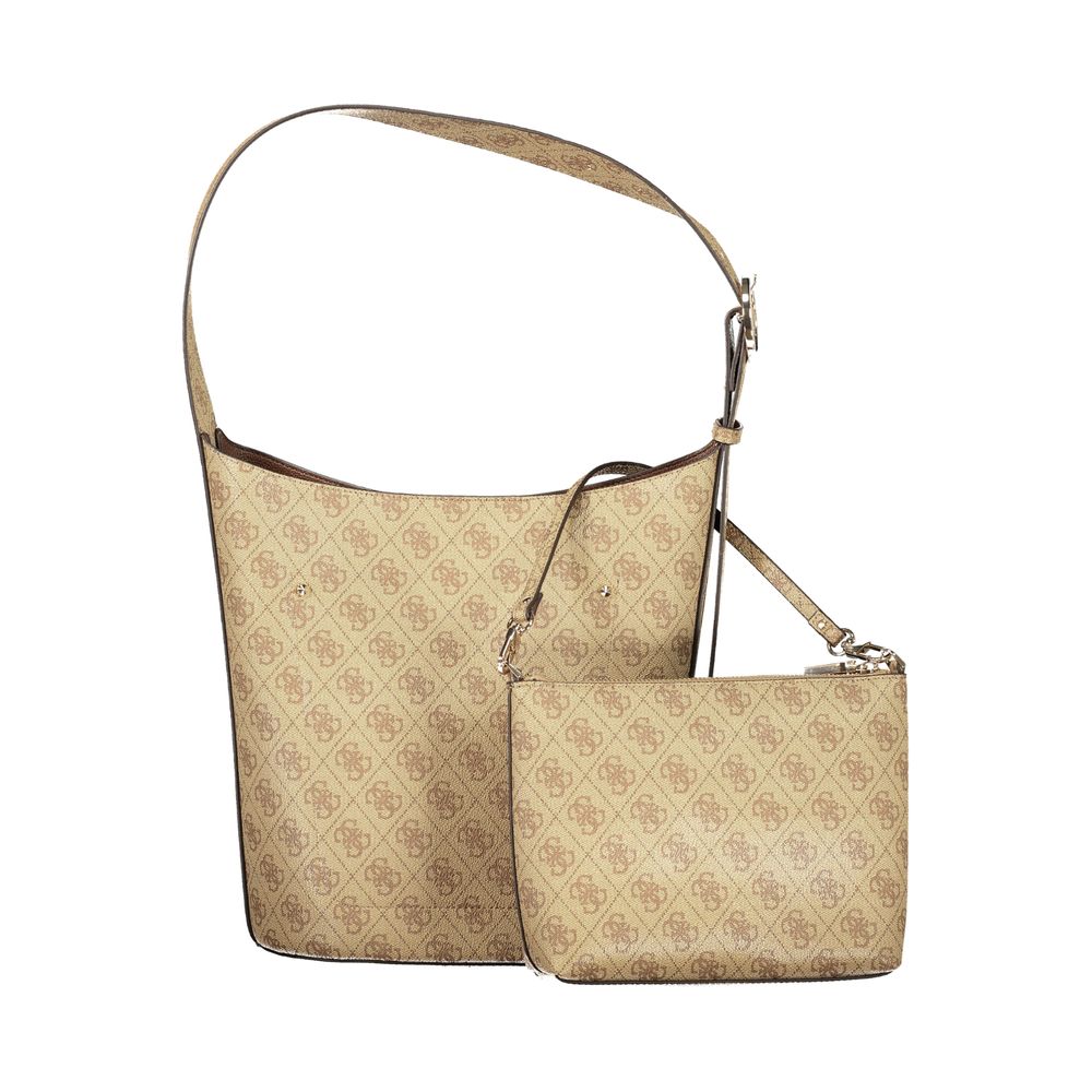 Guess Jeans Beige Polyuretan Dameveske