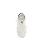 Burberry hvite lave sneakers i kalveskinn (Bos Taurus)