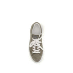 Brunello Cucinelli grå kalveskinn Bos Taurus-sneakers