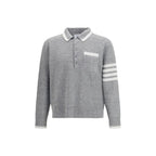 Thom Browne grå linskjorte
